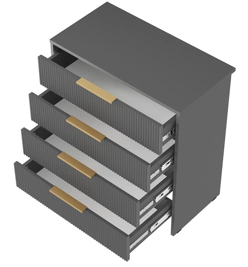 Комод "Пандора" КМ-02 Графит/базальт (MF32)