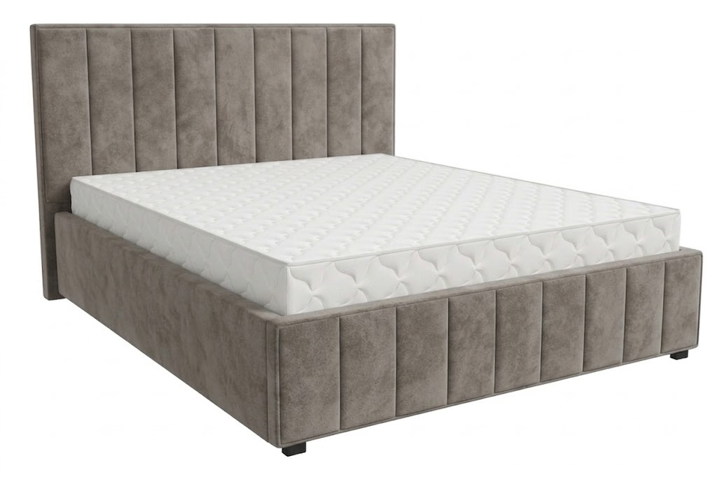 Кровать Кордова-1 1,4*2,0 с П.М. Тк. Sensey Mocco кофейный 3 кат Апогей