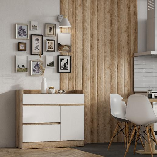 Модульная система "Брауни" Комод (Дуб делано/Белый) NN