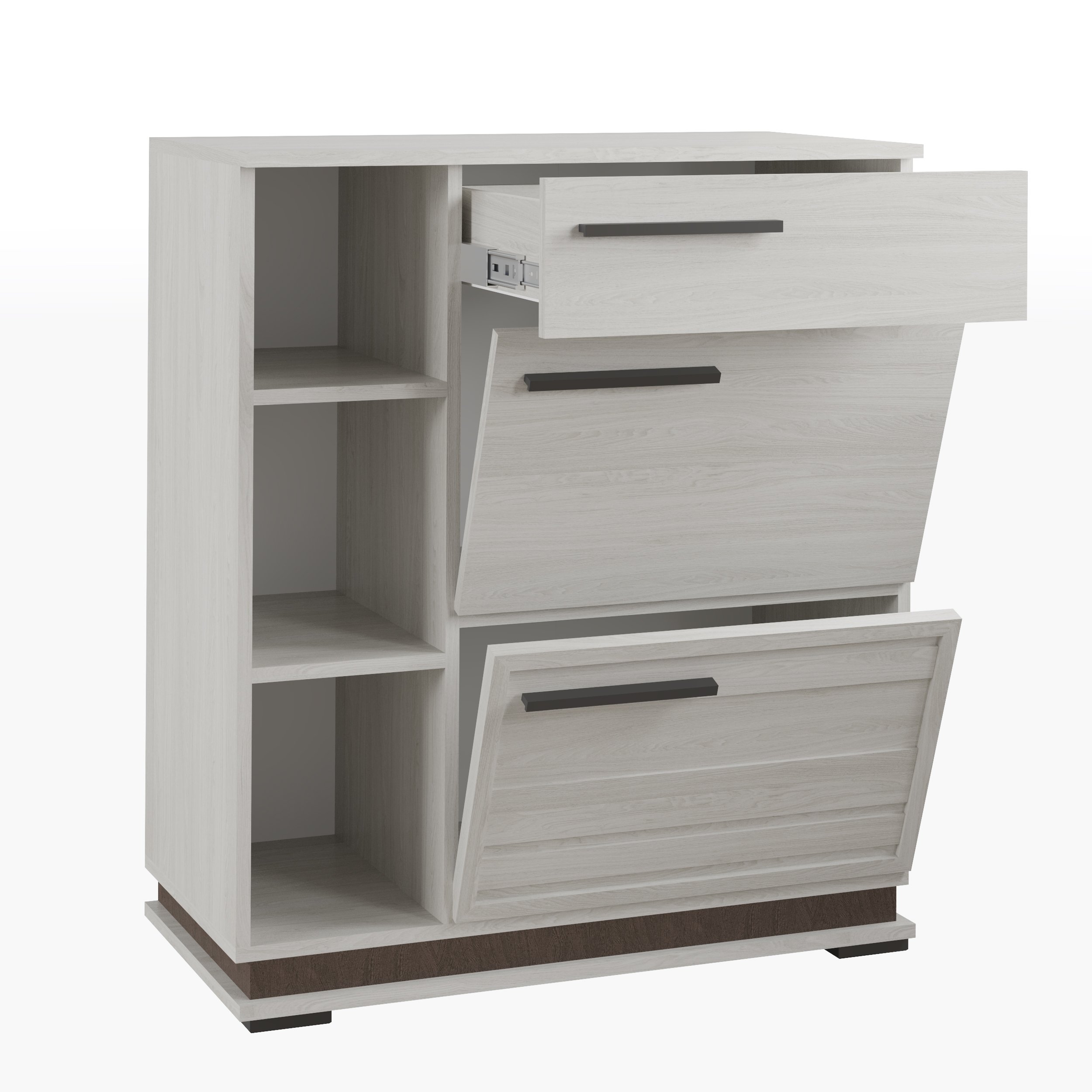 Прихожая Модена тумба МТ-32 ясень анкор светлый/венге