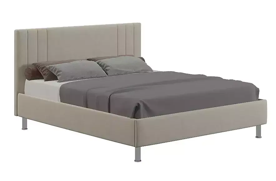 Кровать Жардин Соул (Релакс) (160*200, с ПМ (Ground 02)) бежевый