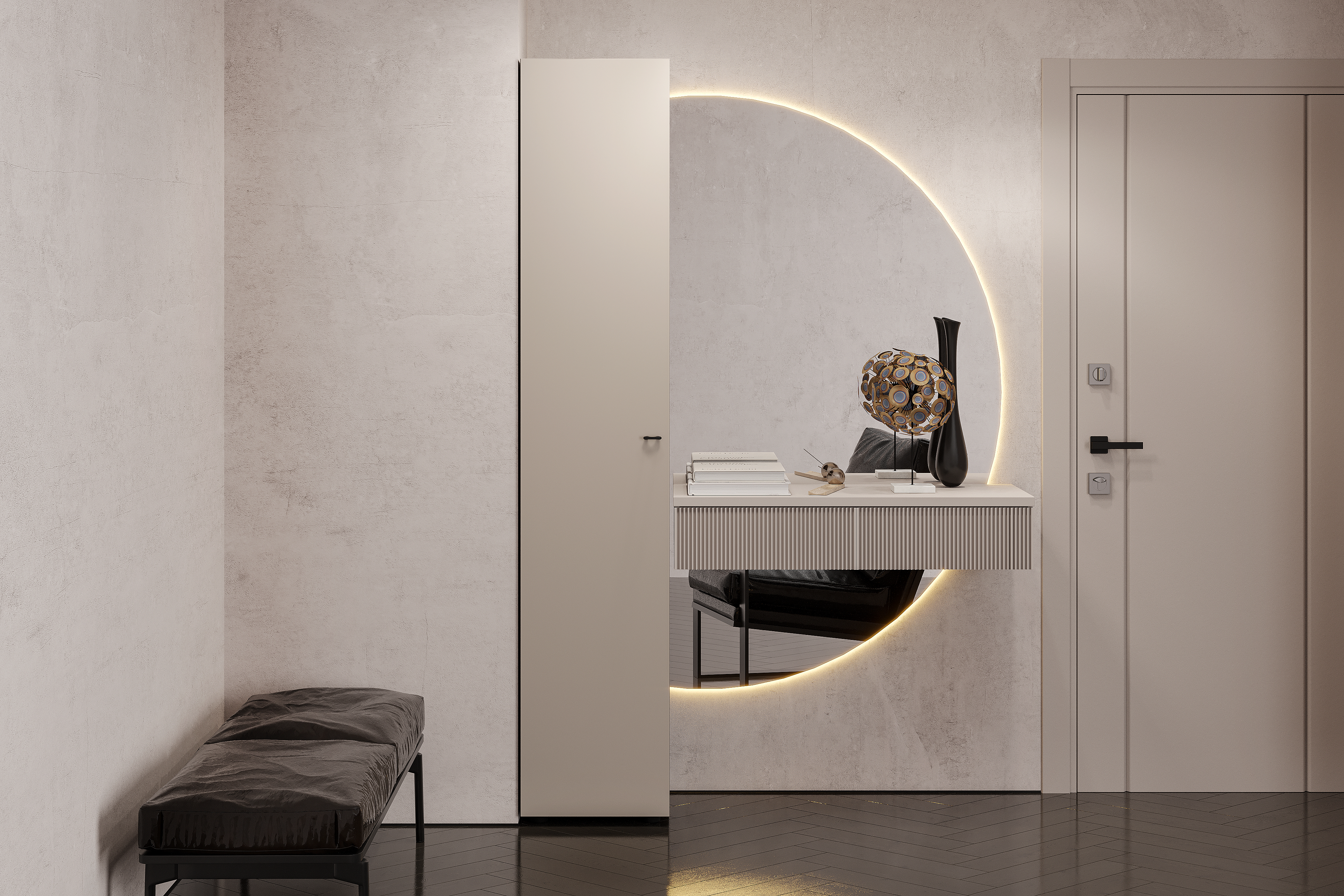 Модульная система "Гиза" Шкаф одностворчатый (Дуб Венге/Меланж)