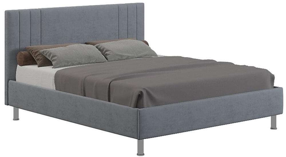 Кровать Жардин Соул (Релакс) (180*200, с ПМ (Модус 23)) серый