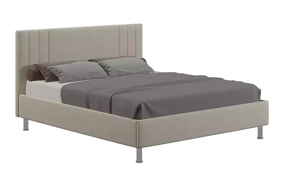 Кровать Жардин Соул (Релакс) (140*200, с ПМ (Ground 02)) бежевый