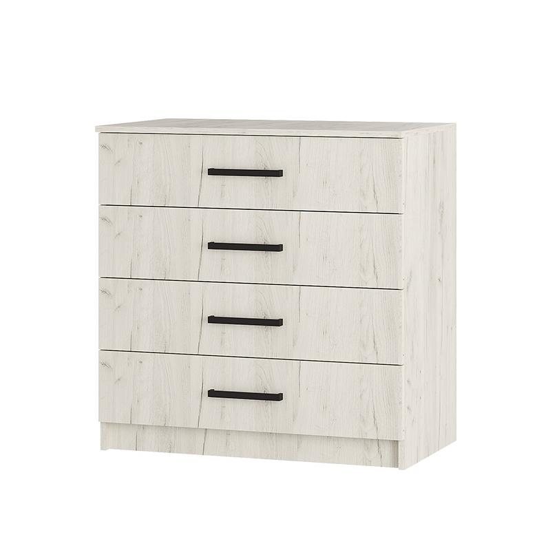 "Фиеста" комод 850 дуб крафт белый