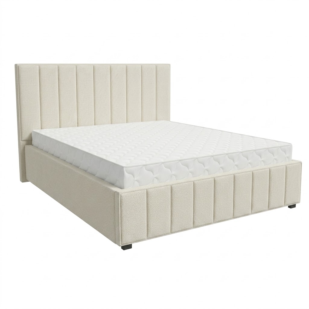 Кровать Кордова-1 1,6*2,0 с П.М. Тк. Bali cream 4 кат  Апогей