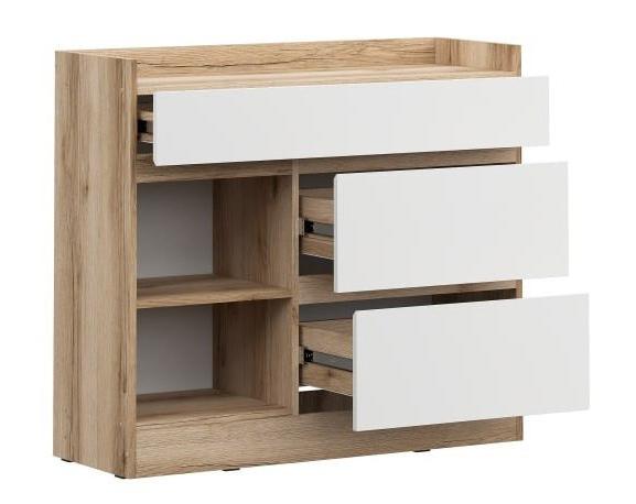 Модульная система "Брауни" Комод (Дуб делано/Белый) NN