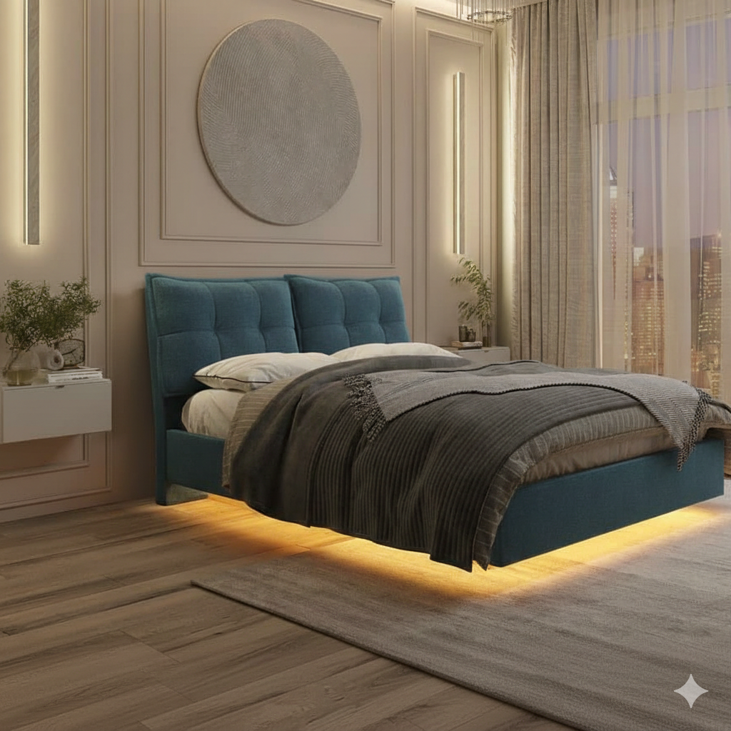 Кровать Карина Air (Релакс) (160*200, с ПМ (Модус 23)) серый