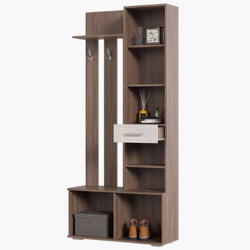 Прихожая СОРРЕНТО  (0,91х2,02х0,340) ШИМО СВЕТЛ/ШИМО ТЕМН