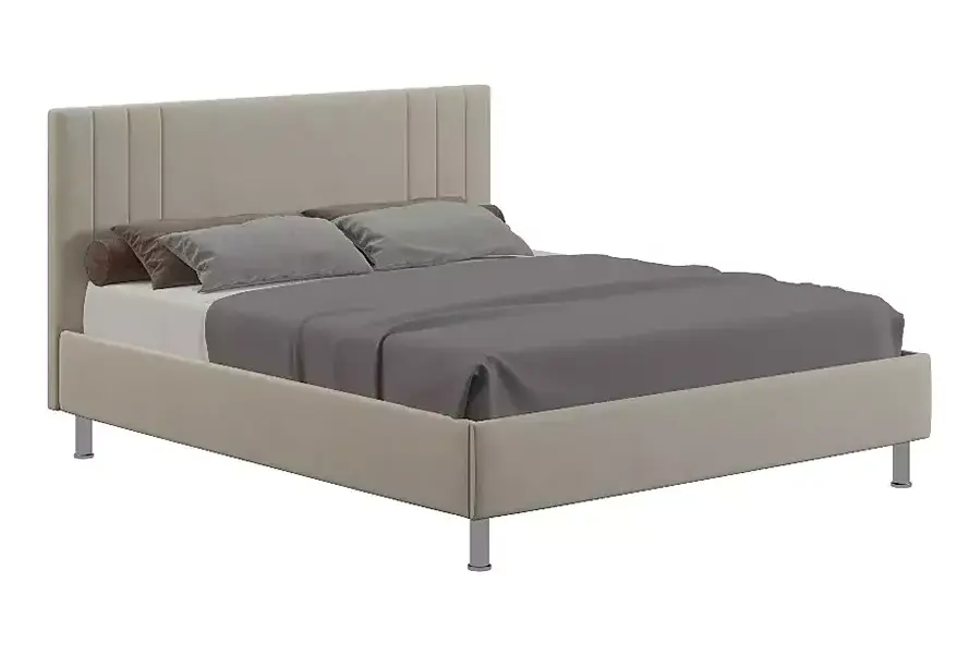 Кровать Жардин Соул (Релакс) (140*200, с ПМ (Ground 01)) светло-бежевый