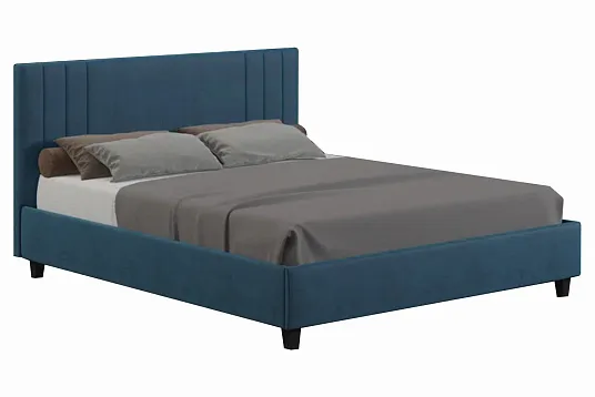 Кровать Жардин Соул (Релакс) (160*200, с ПМ (Ameli 08)) синий