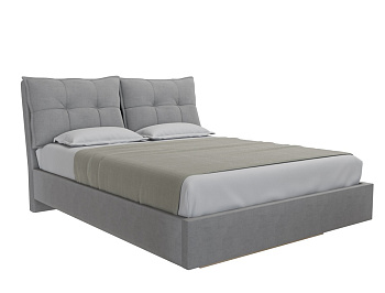 Кровать Карина Air (Релакс) (160*200, с ПМ (Калифорния 06)) светло-серый