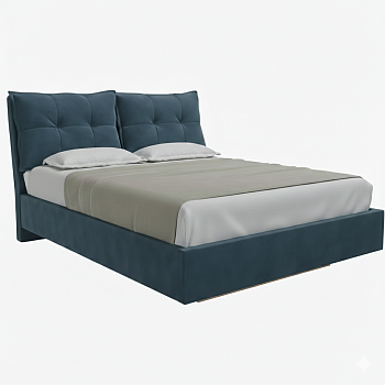 Кровать Карина Air (Релакс) (160*200, с ПМ (Модус 23)) серый