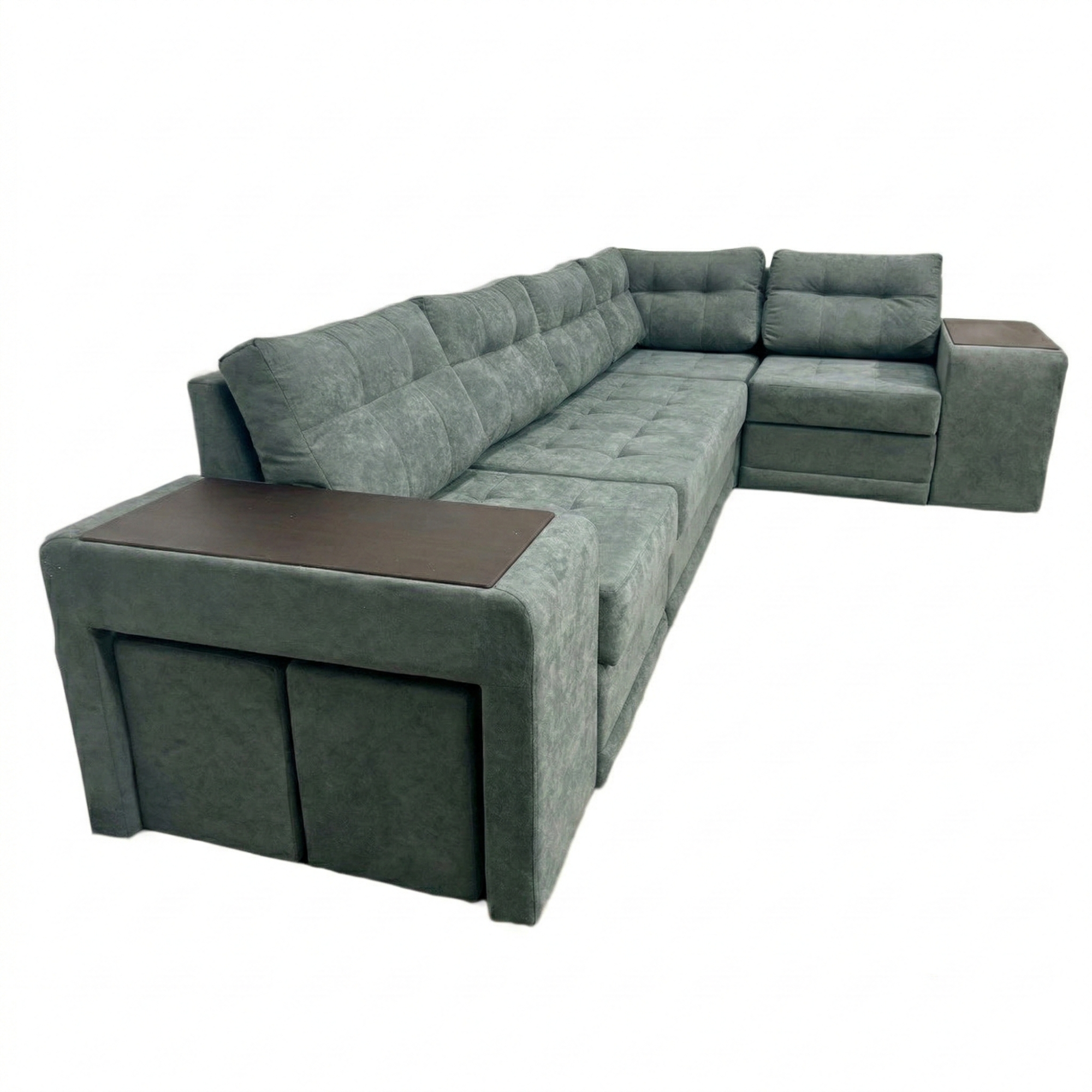 Диван угловой Женева-2 Тк.Nevada 5 4 кат ЭКО