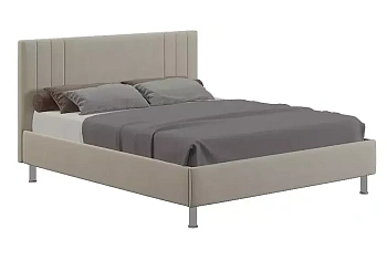 Кровать Жардин Соул (Релакс) (160*200, с ПМ (Ground 01)) светло-бежевый