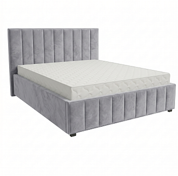 Кровать Кордова-1 1,4*2,0 с П.М. Тк. Sensey Silver 3 кат Апогей