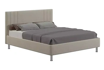 Кровать Жардин Соул (Релакс) (140*200, с ПМ (Ground 01)) светло-бежевый