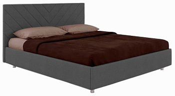 Кровать Жардин SMART (Релакс) (160*200, с ПМ (Ameli 11)) серый